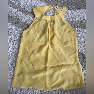 Banana Republic Yellow Halter Top Size 0